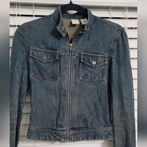 Armani Exchange Blue Denim Jacket